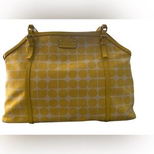 Kate Spade Jacques Mulberry Street Noel Shopper Bag Tote Yellow NWT